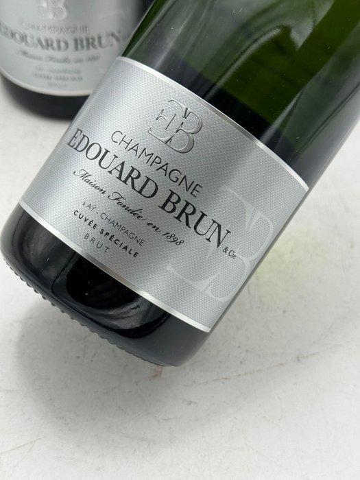 Edouard Brun, cuvée Spéciale - Champagne Brut - 6 Flessen, Verzamelen, Wijnen