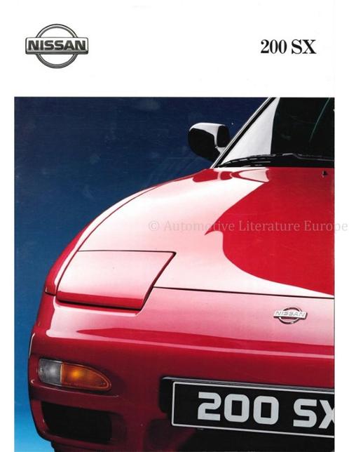 1992 NISSAN 200SX BROCHURE DUITS, Livres, Autos | Brochures & Magazines