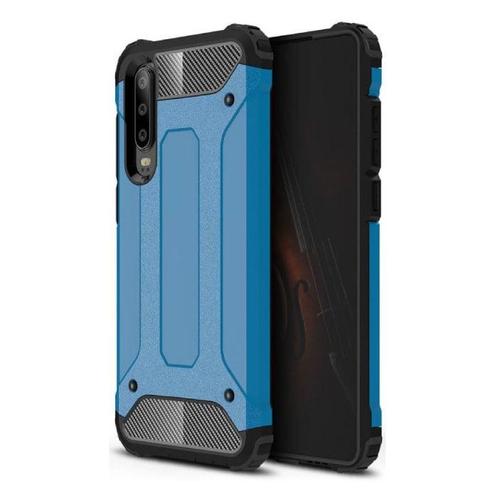 Huawei P30 Armor Case - Silicone TPU Hoesje Cover Cas Blauw, Telecommunicatie, Mobiele telefoons | Hoesjes en Screenprotectors | Overige merken