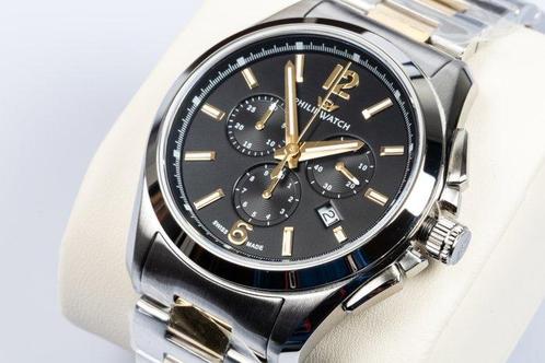 Philip Watch - Amalfi - Chronograph & date - Swiss Made -, Handtassen en Accessoires, Horloges | Heren
