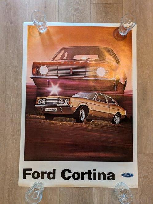 Ford U.K. - Ford Cortina original 1972 poster - Jaren 1970, Antiek en Kunst, Kunst | Tekeningen en Fotografie