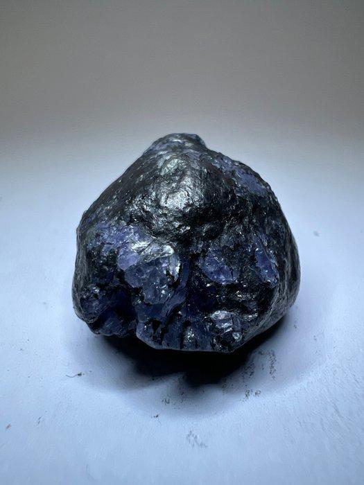 44,65 ct - Natuurlijk onbewerkte diepblauwe tanzaniet - ruw, Verzamelen, Mineralen en Fossielen