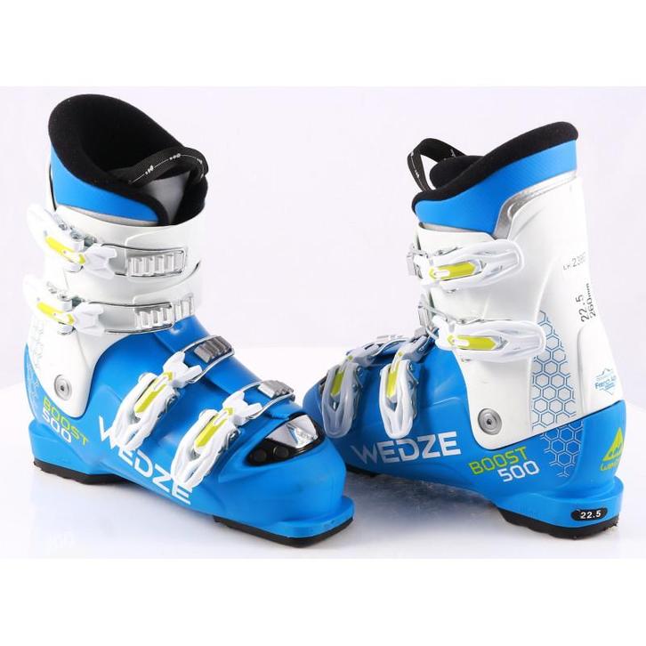 35 36 kinder skischoenen WEDZE BOOST 500, blue/white ( zoals, Sport en Fitness, Skiën en Langlaufen, Verzenden