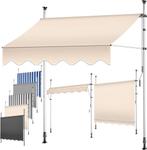Klemzonwering / zonnescherm met handzwengel - breedte 300, Verzenden, Nieuw