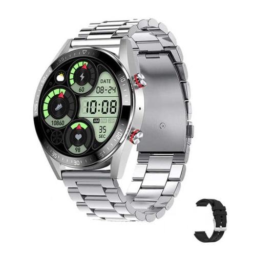 Smartwatch met Extra Bandje - Bloeddrukmeter en, Handtassen en Accessoires, Smartwatches, Nieuw, Verzenden