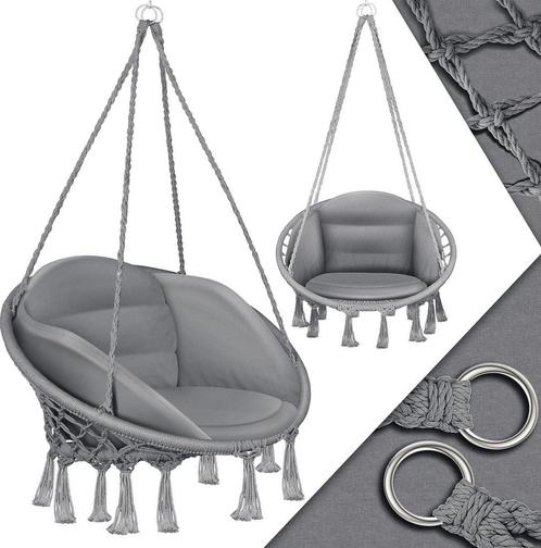 Hangstoel Chill - met Kussen - voor binnen en buiten - tot, Tuin en Terras, Tuinsets en Loungesets, Verzenden