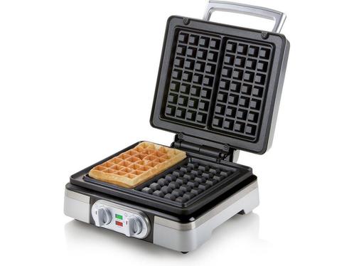DOMO DO9149W - Wafelijzer - Belgische wafels 4x7 - Timer -, Elektronische apparatuur, Wafelijzers, Zo goed als nieuw, Verzenden