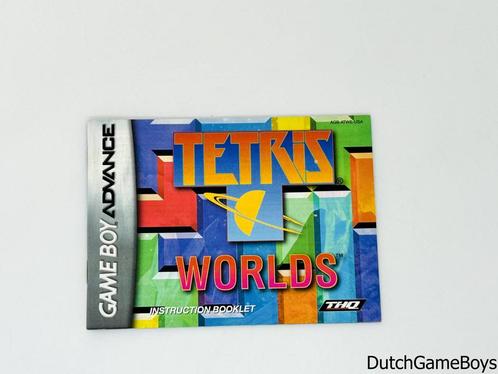 Gameboy Advance / GBA - Tetris Worlds - USA - Manual (1), Games en Spelcomputers, Games | Overige, Gebruikt, Verzenden