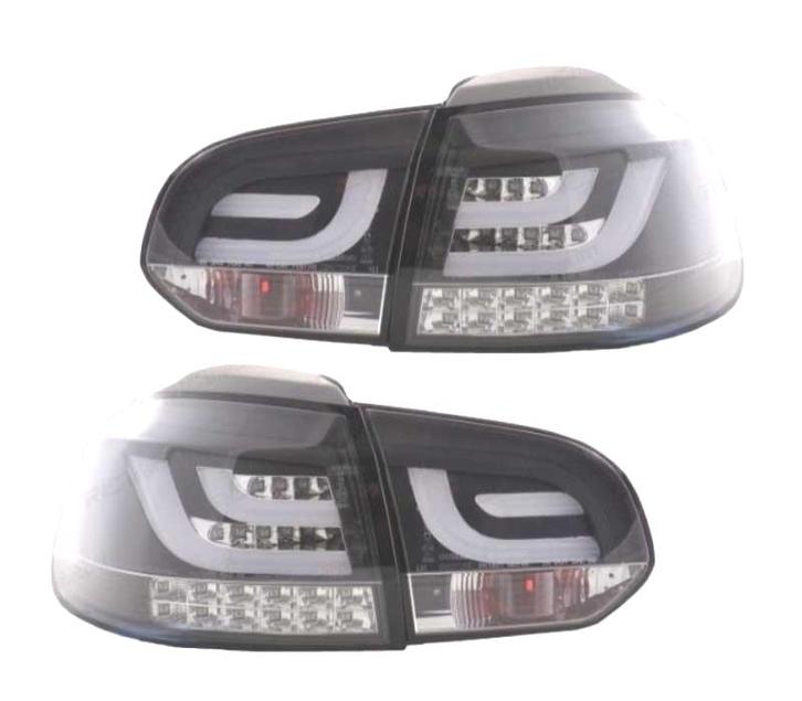 Feux Arrière Pour Volkswagen Vw Golf 6 08-12 Led Fond Chromé, Auto-onderdelen, Verlichting, Verzenden
