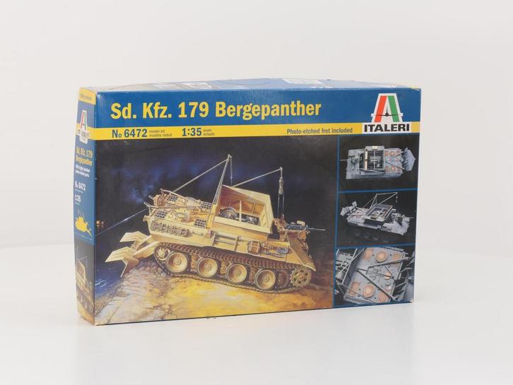 Schaal 1:35 Italeri 6472 Sd. Kfz. 170 Bergepanther #4170, Hobby en Vrije tijd, Modelbouw | Auto's en Voertuigen, Overige typen