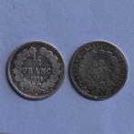 Frankrijk. 1/2 Franc 1835-W et 1850-A (lot de 2 monnaies), Postzegels en Munten
