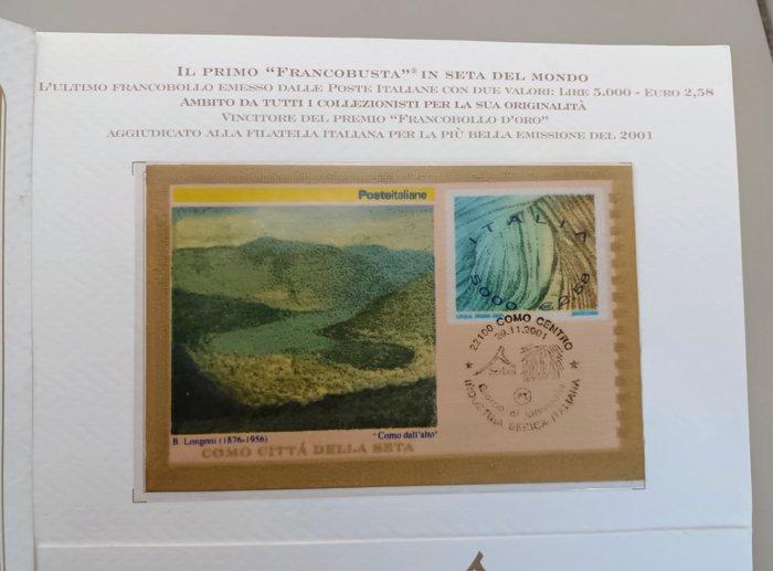 Italië 2001 - Como, stad van zijde – Officiële volledige, Timbres & Monnaies, Timbres | Europe | Italie