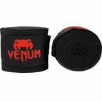Venum Bandage 2.5m Zwart Rood Zwachtels Windels Hand Wraps, Vechtsportbescherming, Verzenden