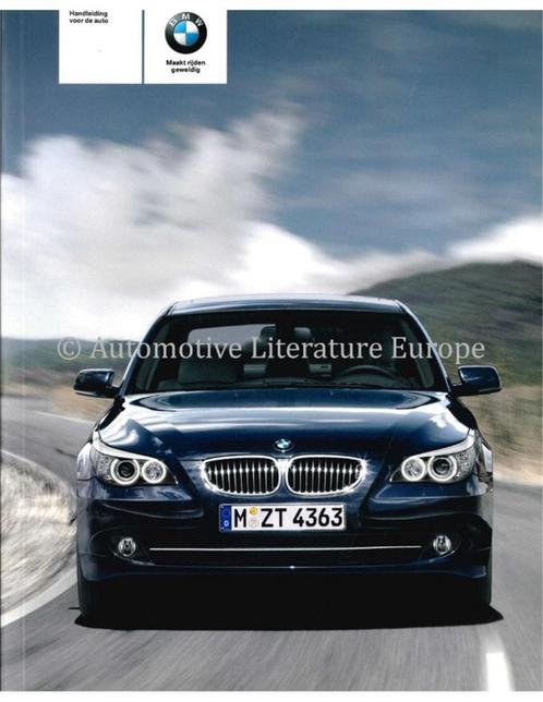 2008 BMW 5 SERIE INSTRUCTIEBOEKJE NEDERLANDS, Auto diversen, Handleidingen en Instructieboekjes