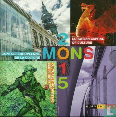 België jaarset 2015 Mons - Culturele Hoofdstad van Europ.., Postzegels en Munten, Munten | België, Setje, Verzenden