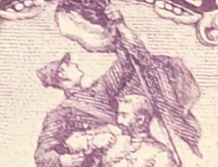 België 1914 - Rode Kruis zeldzame variëteit Soldaat die de, Postzegels en Munten, Postzegels | Europa | België