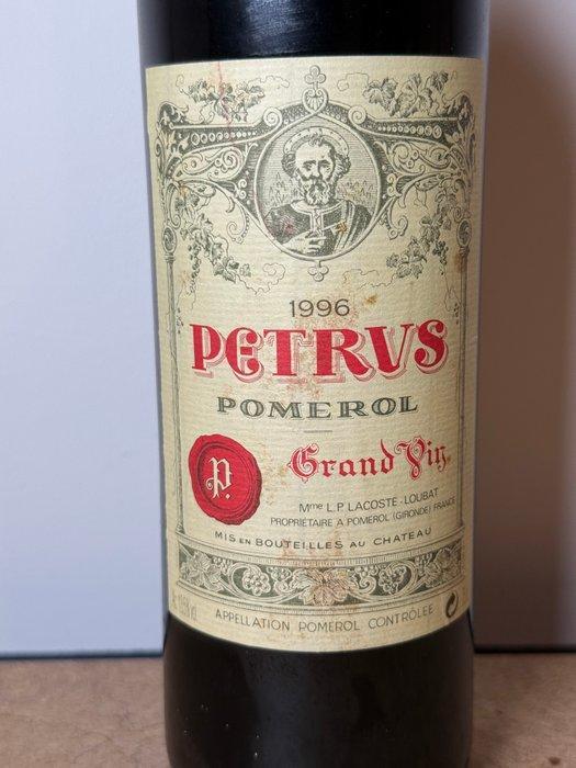 1996 Petrus - Pomerol - 1 Fles (0,75 liter), Verzamelen, Wijnen