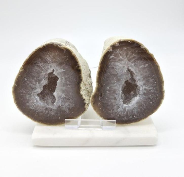 Druzy Agaat Geode, Handtassen en Accessoires, Edelstenen, Ophalen of Verzenden