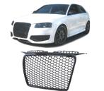 CALANDRE AUDI A3 8P 05-08 LOOK RS3 NOIR BRILLANT, Autos : Pièces & Accessoires, Verzenden
