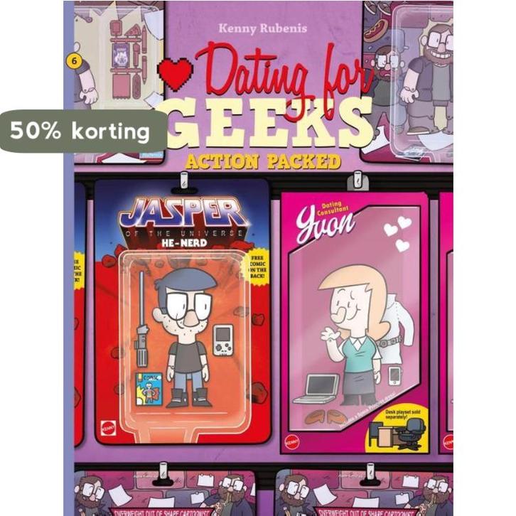 Action packed / Dating for Geeks / 6 9789462802858, Boeken, Stripverhalen, Zo goed als nieuw, Verzenden