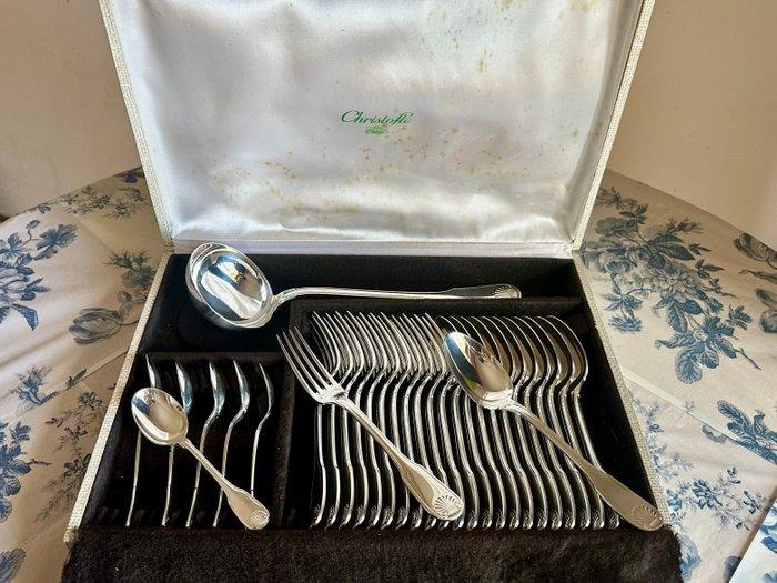 Christofle - Bestekset voor 12 personen (31) - Vendôme -, Antiek en Kunst, Antiek | Meubels | Tafels