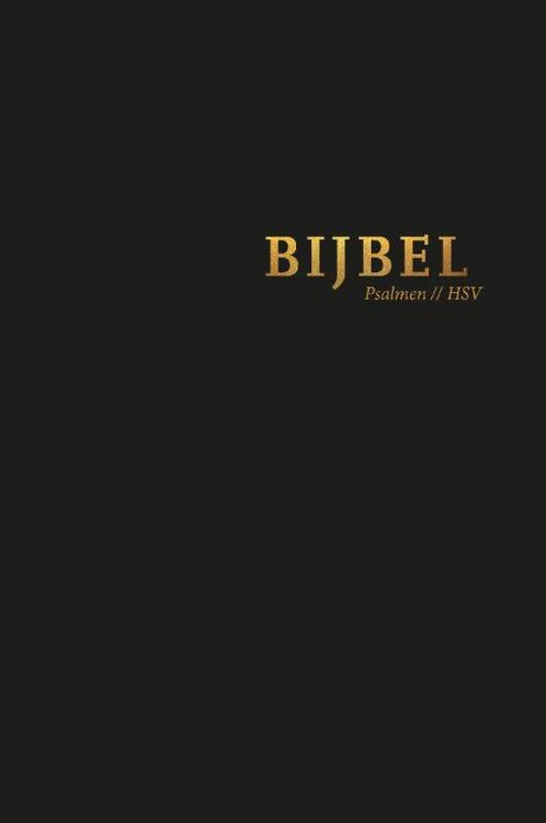 Bijbel (HSV) met psalmen - hardcover zwart 9789065394798, Boeken, Godsdienst en Theologie, Gelezen, Verzenden