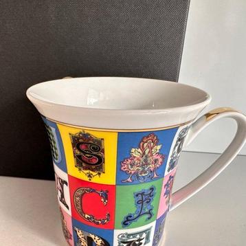 Rosenthal - Versace - Bekerglas - Mok met oor 9 cm, Antiek en Kunst