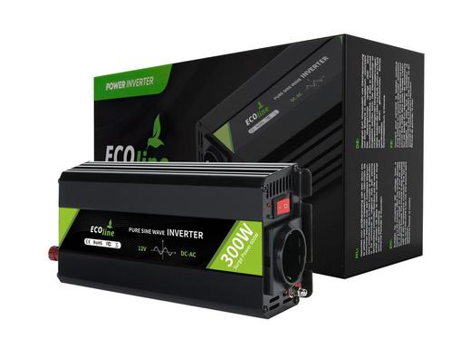 Omvormer 12V Naar 220V / 230V  - 300w  - Zuivere sinus, Auto-onderdelen, Elektronica en Kabels, Nieuw, Verzenden