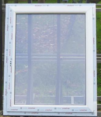 pvc raam , chassis , venster , kozijn 100 x 125 wit, Doe-het-zelf en Bouw, Raamkozijnen en Schuifdeuren, Inclusief glas, Nieuw