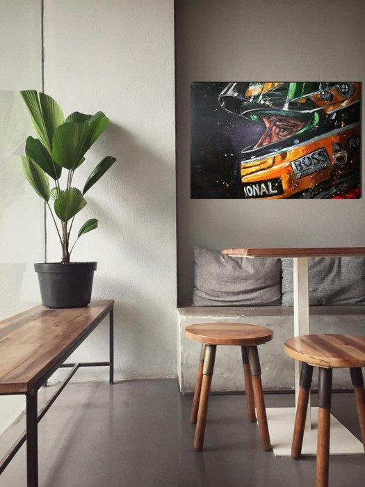 Artwork - ayrton senna - Mc Laren Monaco grand Prix, Verzamelen, Overige Verzamelen