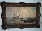 Gerardus Johannes Delfgaauw (1882-1947) - Haven Rotterdam, Antiek en Kunst, Kunst | Schilderijen | Klassiek