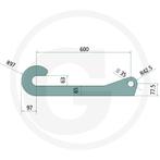 Aanlasdelen JCB / Q-fit, 526-55, 527-55 (Werktuigen), Ophalen of Verzenden