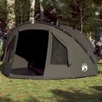 vidaXL Vistent 4-persoons waterdicht bruin, Caravanes & Camping, Tentes