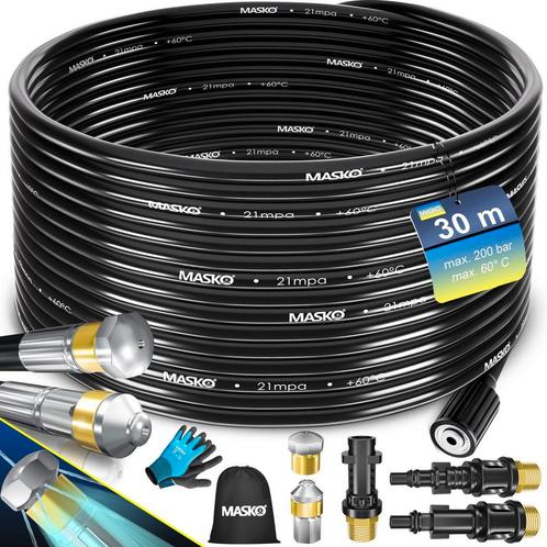 MASKO® Rioolreinigingset - Rioolslang 30 Meter - Universele, Doe-het-zelf en Bouw, Gereedschap | Overige machines, Verzenden