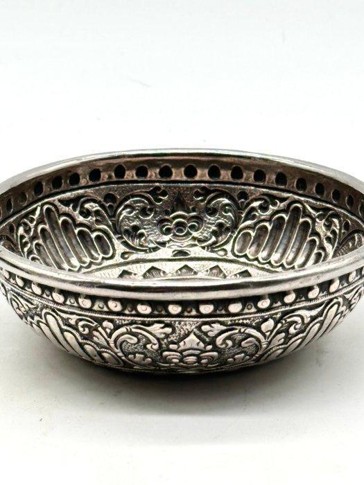 No reserve-Stevige antieke Balinese zilveren (rijst), Antiek en Kunst, Kunst | Niet-Westerse kunst