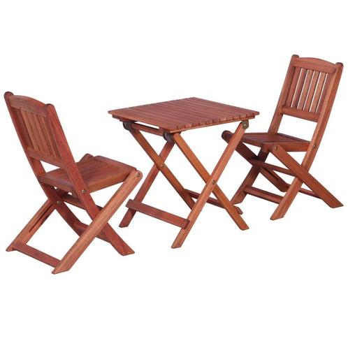 vidaXL 3-delige Bistroset voor kinderen massief, Tuin en Terras, Tuinsets en Loungesets, Nieuw, Verzenden