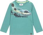 Koko Noko - Shirt Teal Green, Enfants & Bébés, Vêtements enfant | Taille 98, Ophalen of Verzenden