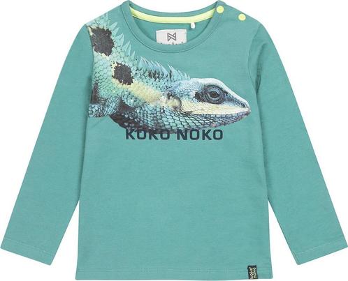 Koko Noko - Shirt Teal Green, Kinderen en Baby's, Kinderkleding | Maat 98, Jongen, Nieuw, Shirt of Longsleeve, Ophalen of Verzenden