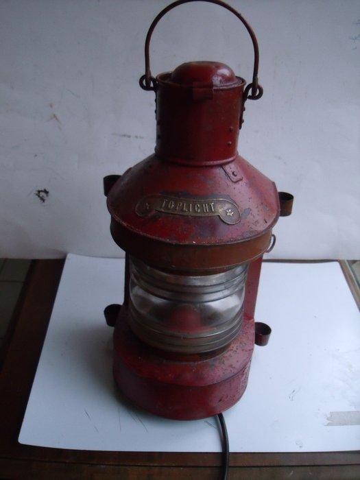Anchor lamp - IJzer, Koper, Antiek en Kunst, Curiosa en Brocante