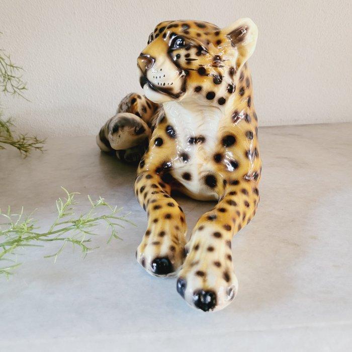 Beeld, Grote Luipaard, Gesigneerd, Made In Italy, 1960 - 16, Huis en Inrichting, Overige Huis en Inrichting