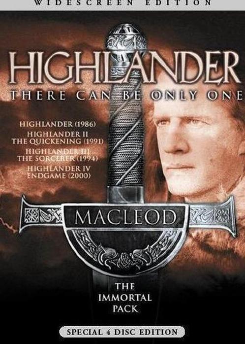 Highlander 1-4 (4DVD), Cd's en Dvd's, Dvd's | Actie, Verzenden