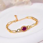 Sans Prix de Réserve - Bracelet Argent - Ruby - Certifié