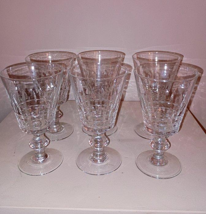 Val Saint Lambert - Drinkservies voor 6 (30) - Kristal -, Antiek en Kunst, Antiek | Glaswerk en Kristal