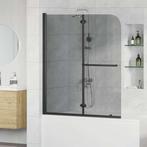 vidaXL Douche Omheining Zwart 95 x 140 cm ESG Glas en, Verzenden, Nieuw