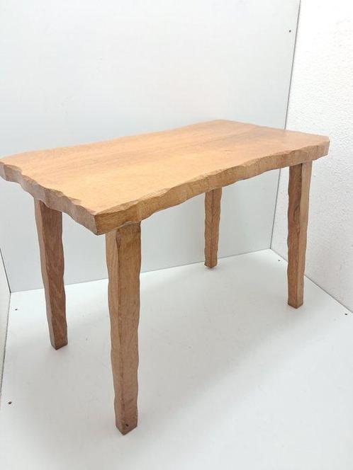Tafel - Hout - massief houten tafel, Antiek en Kunst, Kunst | Designobjecten