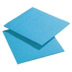 Sponsdoekje | Blauw | 10 Stuks | Cellulose/Polyester |, Verzenden, Nieuw in verpakking