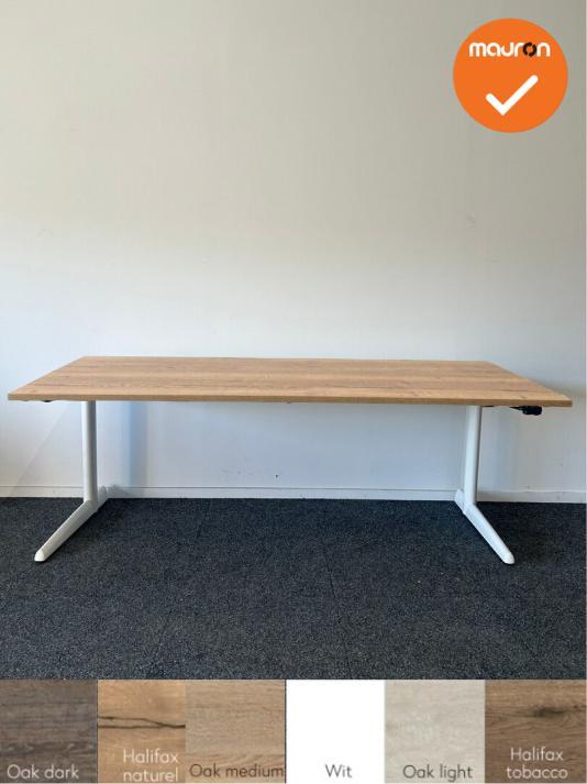 Ahrend 500 slingerverstelbaar bureau - nieuw blad naar keuze, Zakelijke goederen, Kantoor en Winkelinrichting | Kantoormeubilair en Inrichting