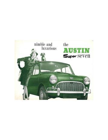 1962 AUSTIN SUPER SEVEN BROCHURE ENGELS
