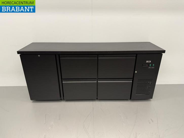 HCB Backbar Bar Cooler 1 porte et 4 tiroirs 425 litres 200,5, Articles professionnels, Horeca | Équipement de cuisine, Envoi