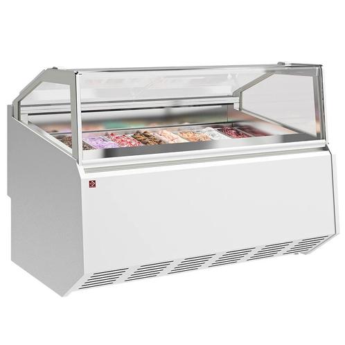 Schepijsvitrine | QUEBEC | 18x 5L | -15°C/-18°C |, Zakelijke goederen, Horeca | Keukenapparatuur, Nieuw in verpakking, Verzenden